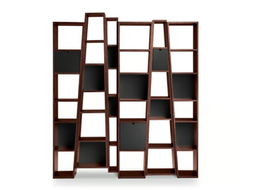 BEAT - Open freestanding wood veneer bookcase by i 4 Mariani - view 2